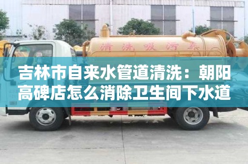 吉林市自來水管道清洗：朝陽高碑店怎么消除衛生間下水道異味
