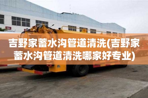 吉野家蓄水溝管道清洗(吉野家蓄水溝管道清洗哪家好專業)