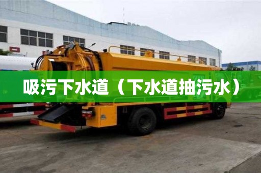吸污下水道（下水道抽污水）