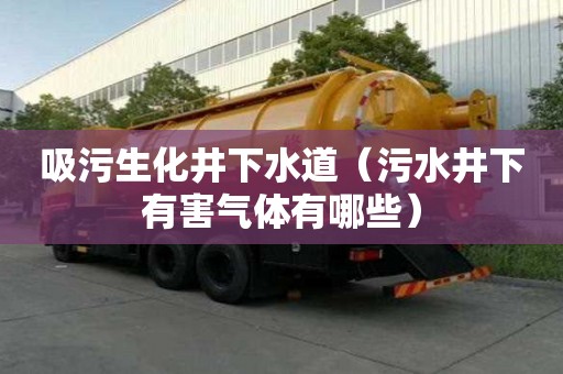 吸污生化井下水道（污水井下有害氣體有哪些）
