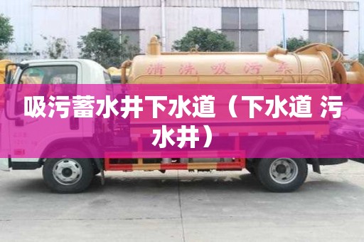 吸污蓄水井下水道（下水道 污水井）