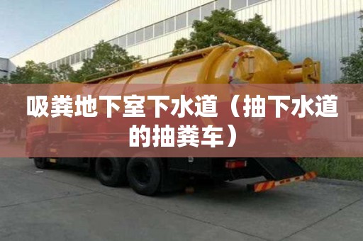 吸糞地下室下水道（抽下水道的抽糞車）