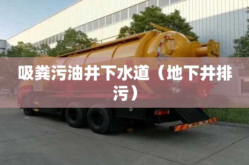 吸糞污油井下水道（地下井排污）
