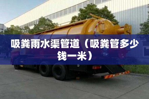 吸糞雨水渠管道（吸糞管多少錢一米）