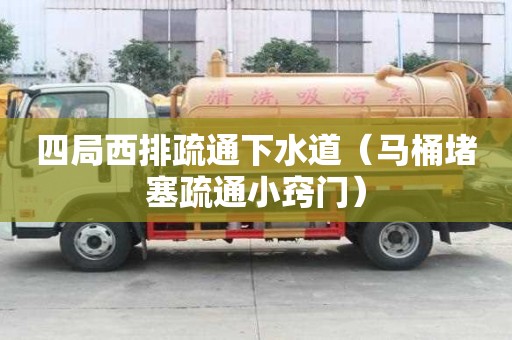 四局西排疏通下水道（馬桶堵塞疏通小竅門）