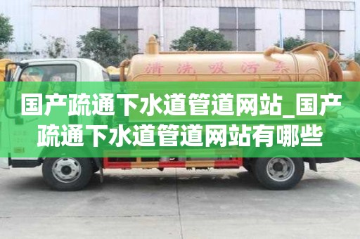 國產(chǎn)疏通下水道管道網(wǎng)站_國產(chǎn)疏通下水道管道網(wǎng)站有哪些