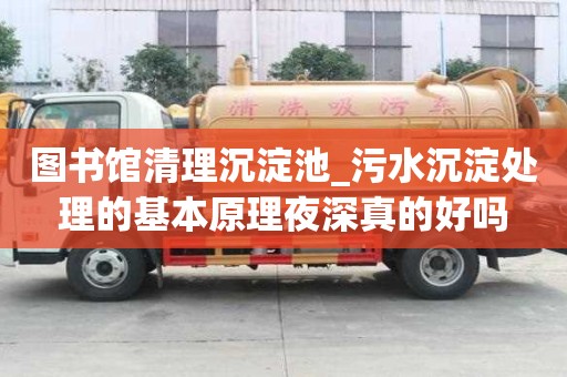圖書館清理沉淀池_污水沉淀處理的基本原理夜深真的好嗎