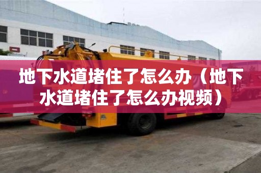 地下水道堵住了怎么辦（地下水道堵住了怎么辦視頻）