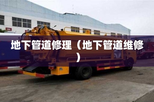 地下管道修理（地下管道維修）