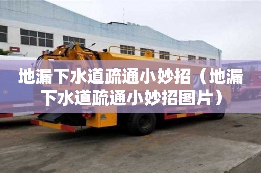 地漏下水道疏通小妙招（地漏下水道疏通小妙招圖片）