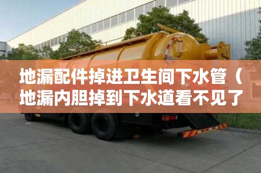 地漏配件掉進衛生間下水管（地漏內膽掉到下水道看不見了）
