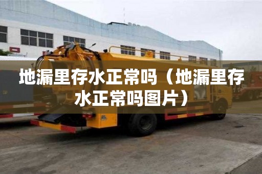 地漏里存水正常嗎（地漏里存水正常嗎圖片）