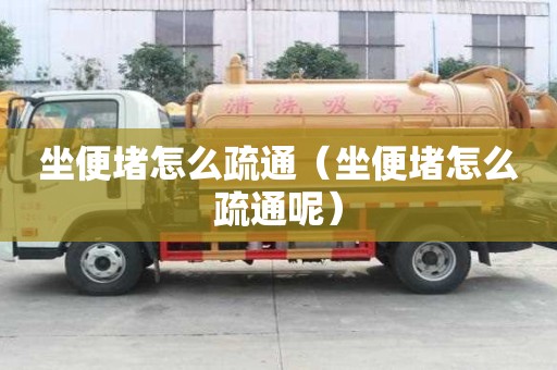 坐便堵怎么疏通（坐便堵怎么疏通呢）