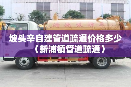坡頭辛自建管道疏通價格多少(新浦鎮管道疏通) 坡頭辛自建管道疏通價格多少(新浦鎮管道疏通)