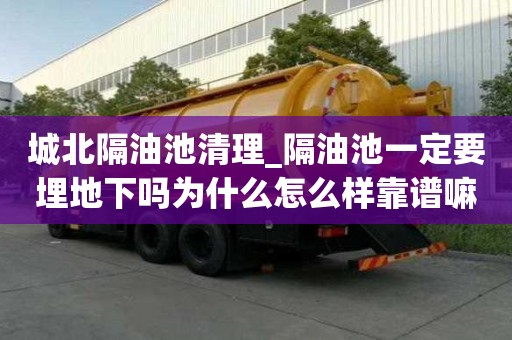 城北隔油池清理_隔油池一定要埋地下嗎為什么怎么樣靠譜嘛