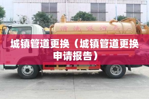 城鎮(zhèn)管道更換（城鎮(zhèn)管道更換申請(qǐng)報(bào)告）