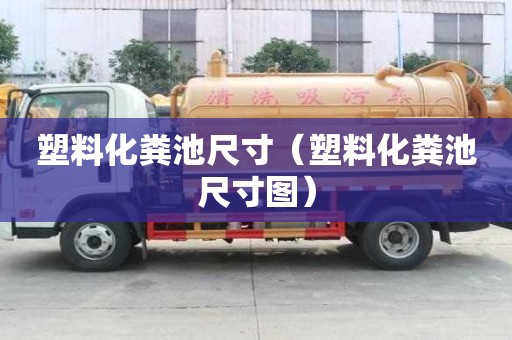 塑料化糞池尺寸（塑料化糞池尺寸圖）