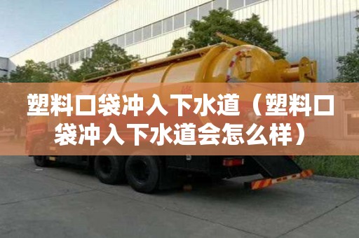 塑料口袋沖入下水道（塑料口袋沖入下水道會怎么樣）