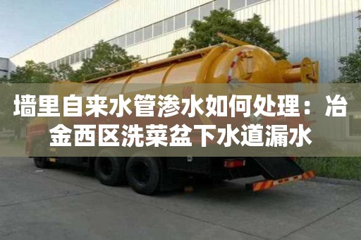 墻里自來水管滲水如何處理：冶金西區洗菜盆下水道漏水