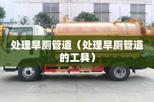 處理旱廁管道（處理旱廁管道的工具）