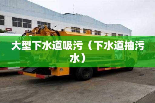 大型下水道吸污（下水道抽污水）