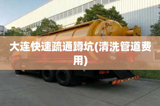 大連快速疏通蹲坑(清洗管道費用)