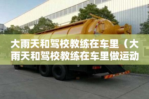 大雨天和駕校教練在車里（大雨天和駕校教練在車里做運動）