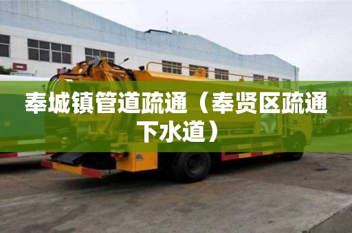 奉城鎮管道疏通(奉賢區疏通下水道) 奉城鎮管道疏通(奉賢區疏通下水道)