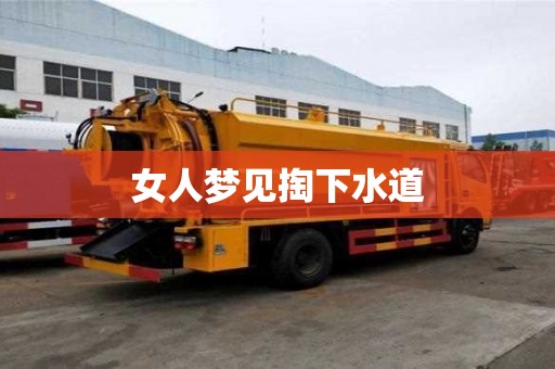 女人夢見掏下水道