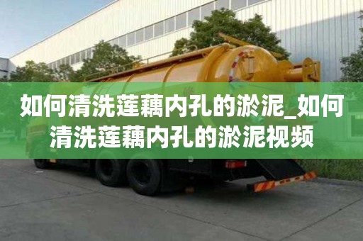 如何清洗蓮藕內(nèi)孔的淤泥_如何清洗蓮藕內(nèi)孔的淤泥視頻