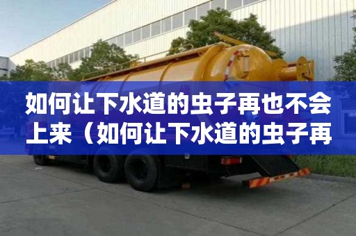 如何讓下水道的蟲(chóng)子再也不會(huì)上來(lái)（如何讓下水道的蟲(chóng)子再也不會(huì)上來(lái)了）