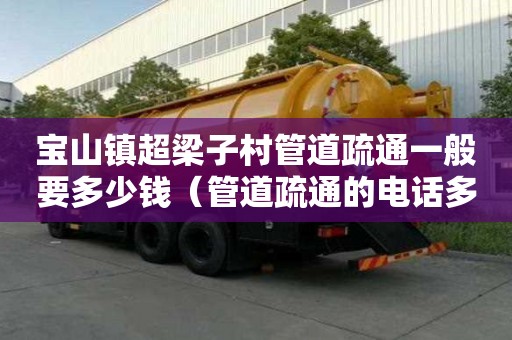寶山鎮超梁子村管道疏通一般要多少錢(管道疏通的電話多少) 寶山鎮超梁子村管道疏通一般要多少錢(管道疏通的電話多少)