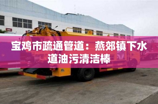 寶雞市疏通管道：燕郊鎮下水道油污清潔棒