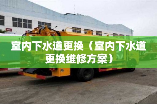 室內下水道更換（室內下水道更換維修方案）