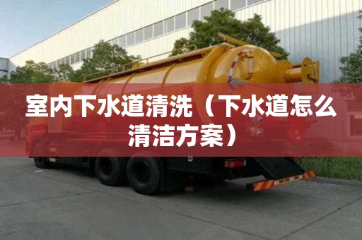 室內(nèi)下水道清洗（下水道怎么清潔方案）