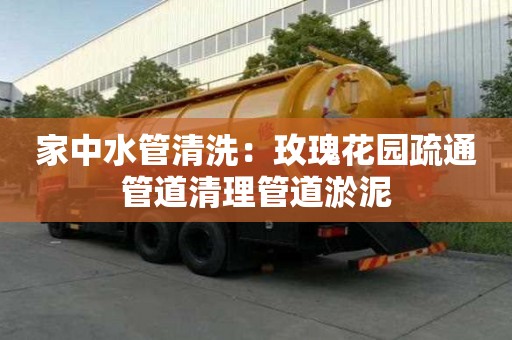 家中水管清洗：玫瑰花園疏通管道清理管道淤泥