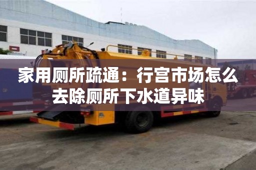 家用廁所疏通：行宮市場怎么去除廁所下水道異味
