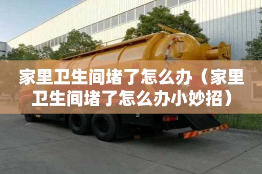 家里衛(wèi)生間堵了怎么辦(家里衛(wèi)生間堵了怎么辦小妙招) 家里衛(wèi)生間堵了怎么辦(家里衛(wèi)生間堵了怎么辦小妙招)