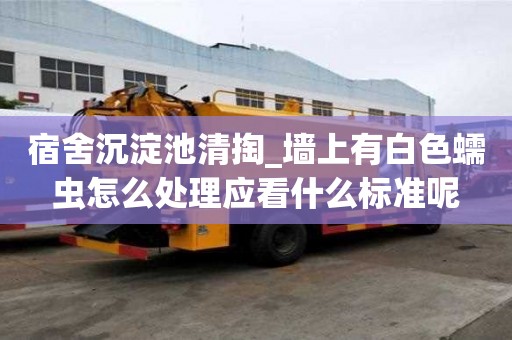 宿舍沉淀池清掏_墻上有白色蠕蟲怎么處理應(yīng)看什么標(biāo)準(zhǔn)呢