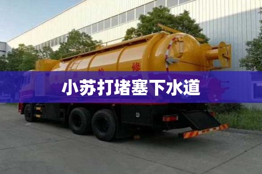 小蘇打堵塞下水道