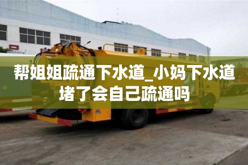 幫姐姐疏通下水道_小媽下水道堵了會自己疏通嗎