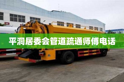 平洞居委會管道疏通師傅電話