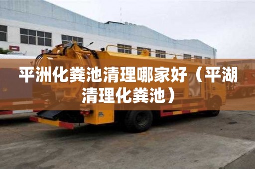 平洲化糞池清理哪家好（平湖清理化糞池）