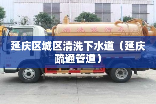延慶區城區清洗下水道（延慶疏通管道）