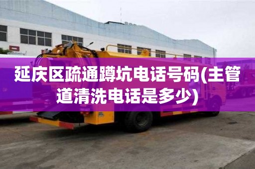 延慶區(qū)疏通蹲坑電話號(hào)碼(主管道清洗電話是多少) 延慶區(qū)疏通蹲坑電話號(hào)碼(主管道清洗電話是多少)