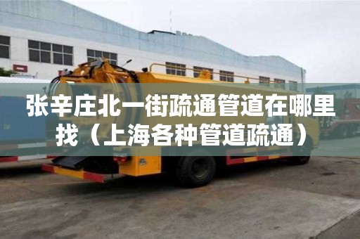 張辛莊北一街疏通管道在哪里找（上海各種管道疏通）