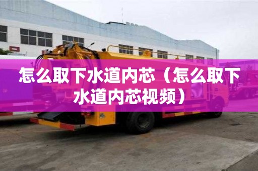 怎么取下水道內芯（怎么取下水道內芯視頻）