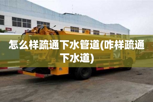 怎么樣疏通下水管道(咋樣疏通下水道)