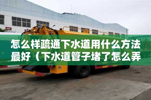 怎么樣疏通下水道用什么方法最好（下水道管子堵了怎么弄才能疏通）