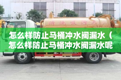 怎么樣防止馬桶沖水閥漏水（怎么樣防止馬桶沖水閥漏水呢）